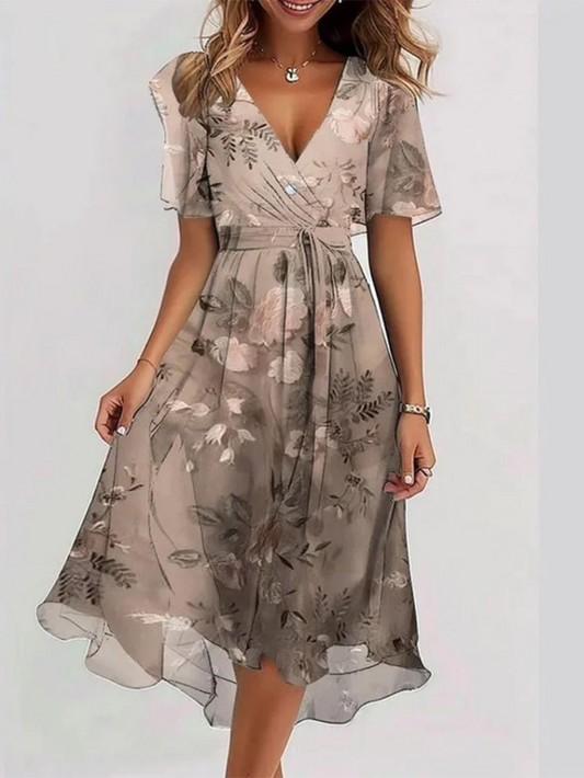 LAVINA™ – Vibrant Boho Midi Dress