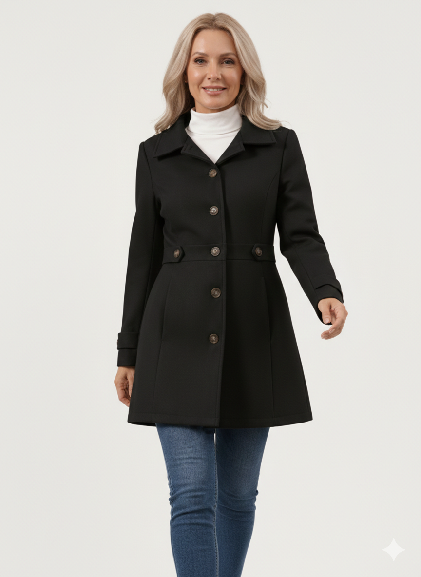 Evelyn™ - Half-Length Wool Coat