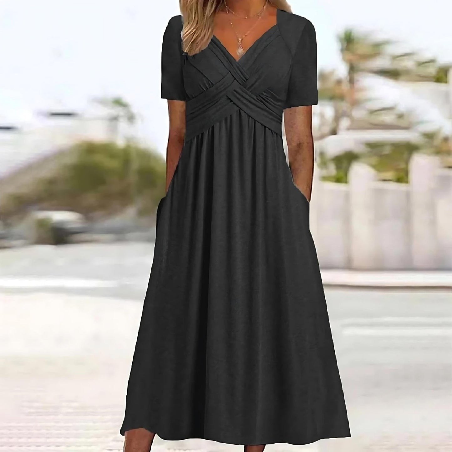 ANGELI™ - Elegant Midi Dress